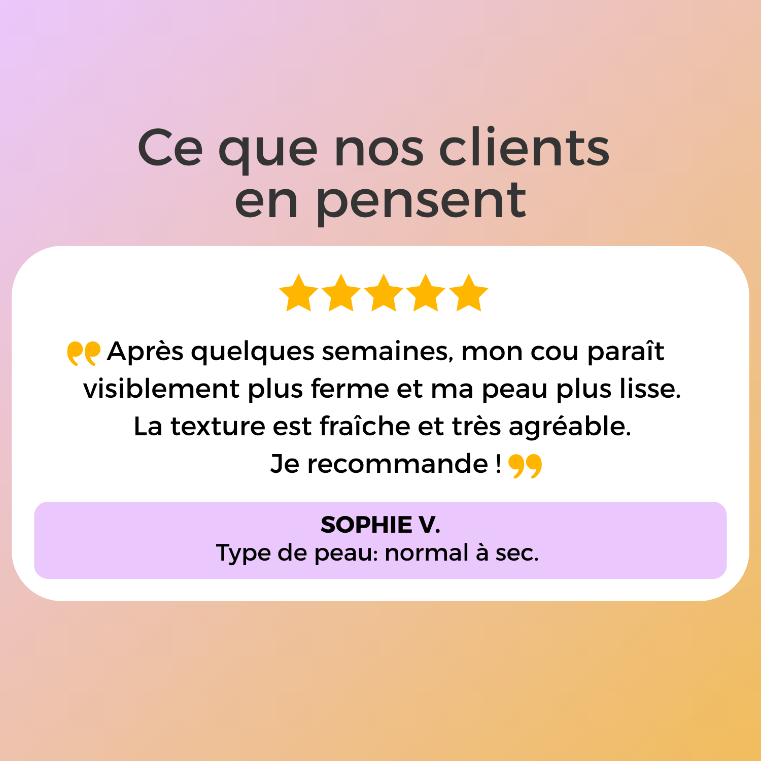 Crème pour le cou⏐Raffermissante et Liftante