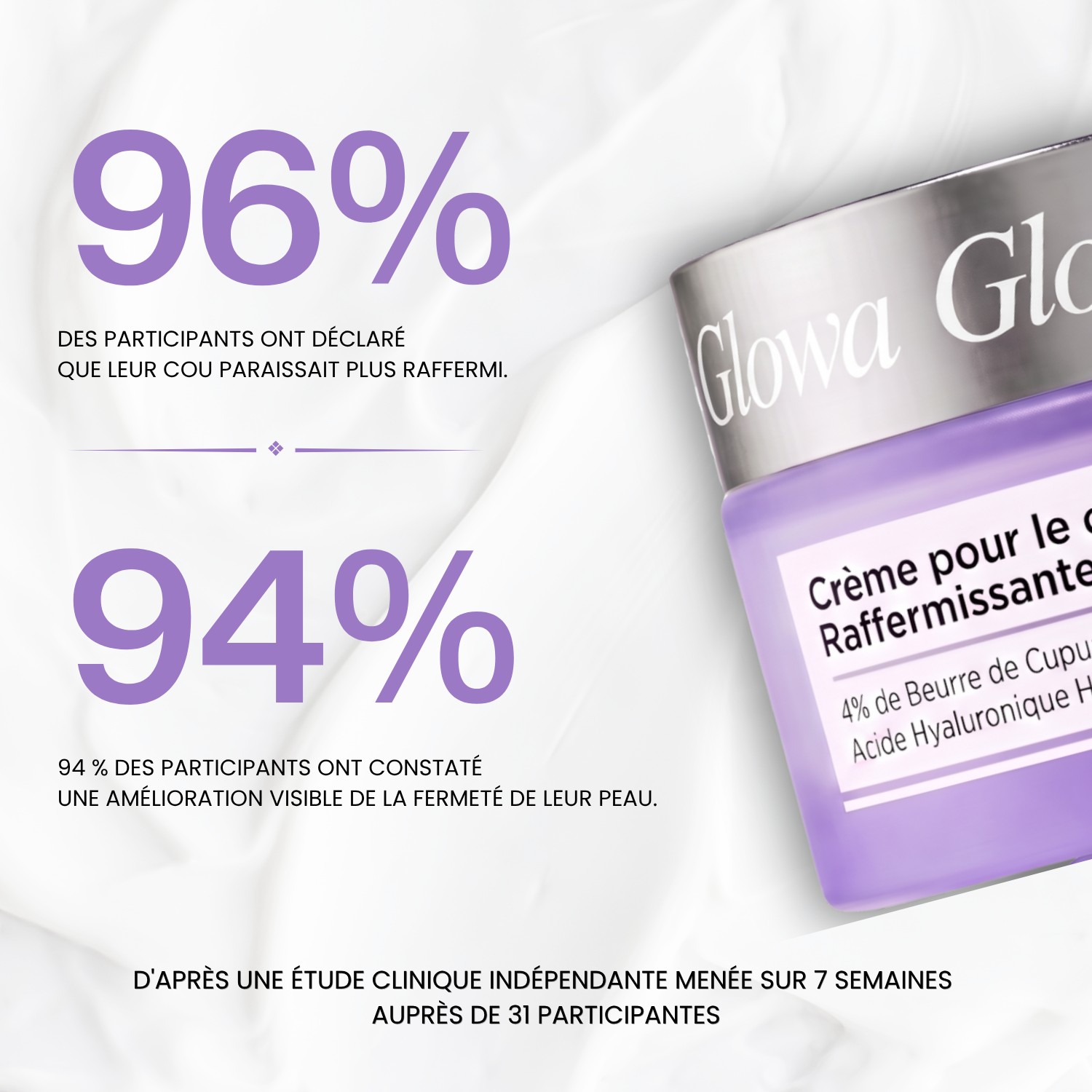 Crème pour le cou⏐Raffermissante et Liftante